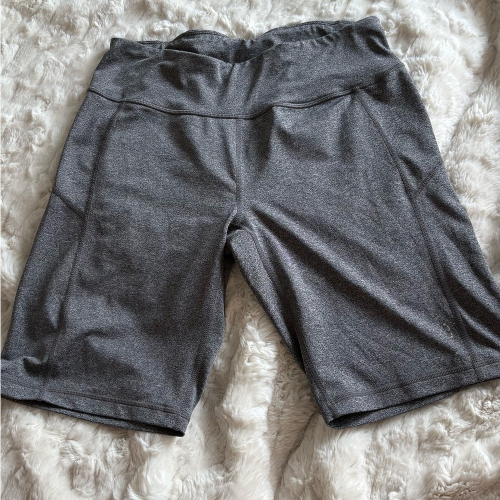 Reebok Women's Gray Bike Shorts